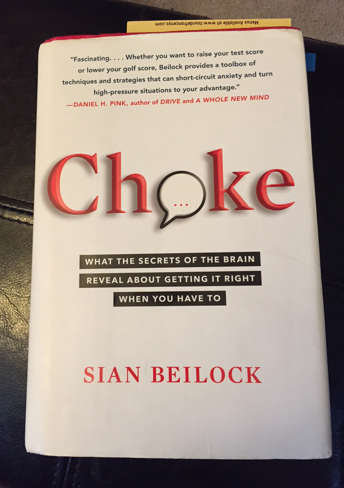 Choke by Sian Beilock